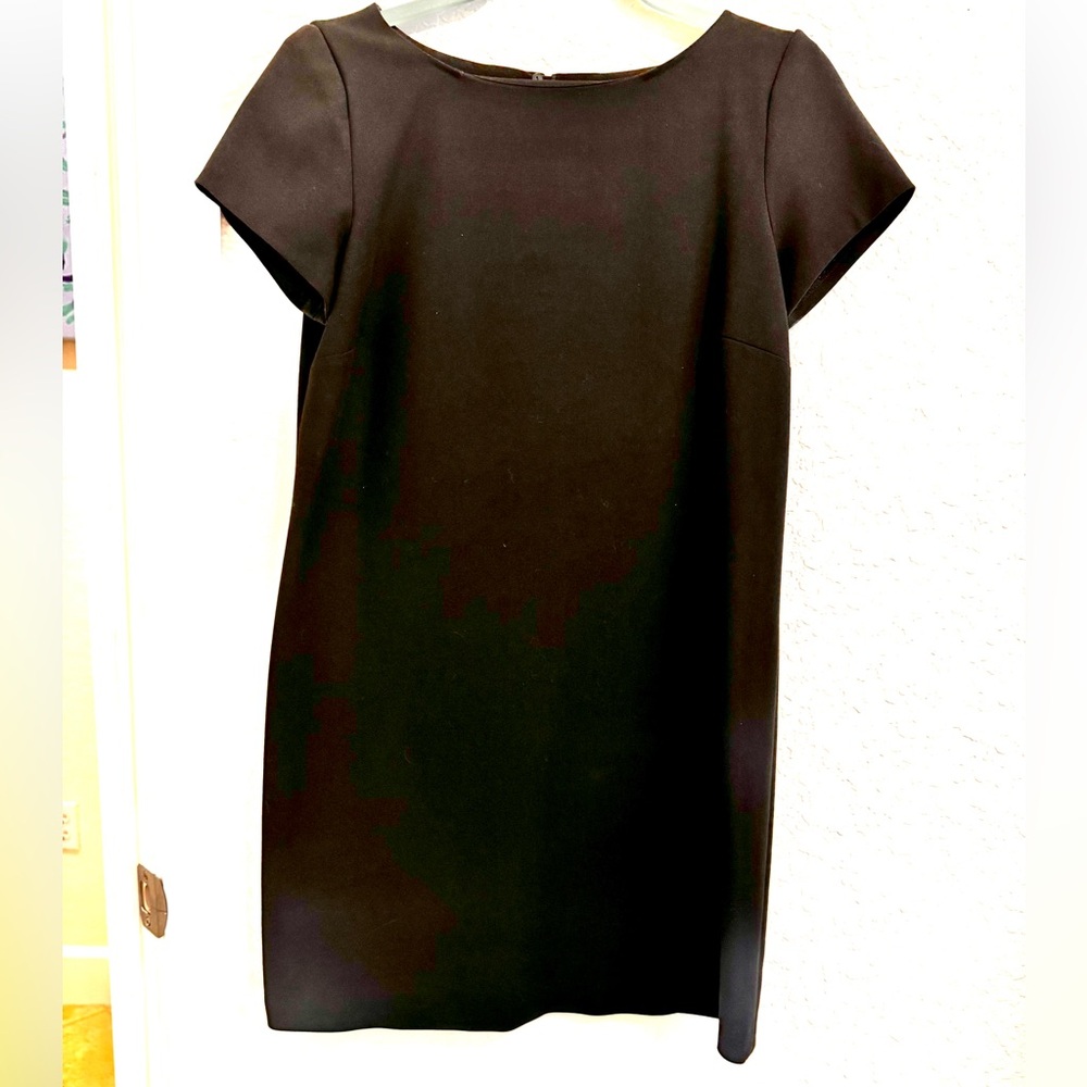 Zara classic black shift dress XS